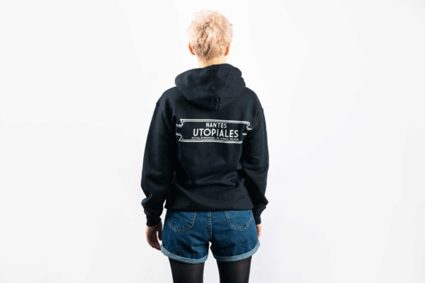 Sweat à capuche zippé Utopiales dos