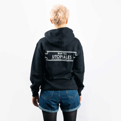 Sweat à capuche zippé Utopiales dos