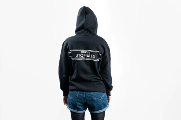 Sweat à capuche zippé Utopiales dos – Image 3