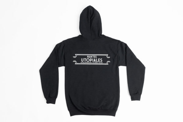 Sweat à capuche zippé Utopiales dos – Image 2