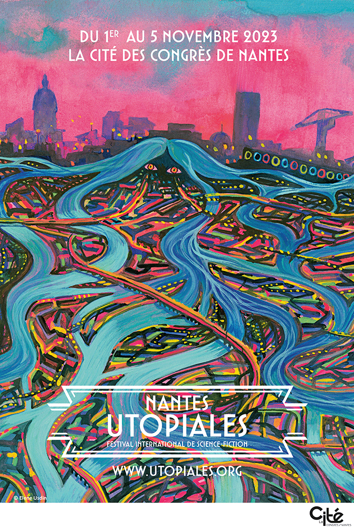 Affiche Utopiales 2023 - Visuel portrait BD © Elene Usdin